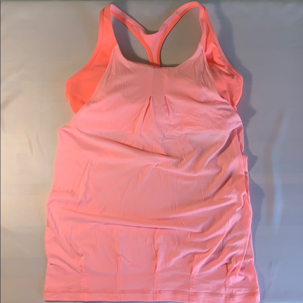Lululemon athletic bra with over shirt, Size 10
